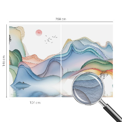 Papier peint panoramique chambre adulte Krajina snov