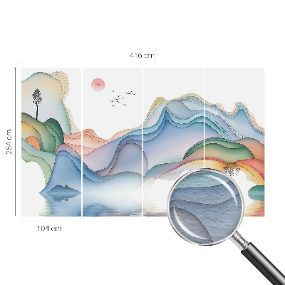 Papier peint panoramique chambre adulte Krajina snov