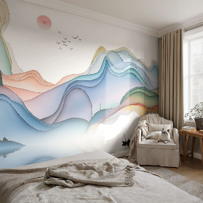 Papier peint panoramique chambre adulte Krajina snov