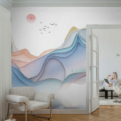 Papier peint panoramique chambre adulte Krajina snov