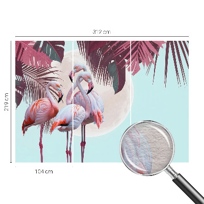 Papier peint panoramique tendance Exotické vtáky