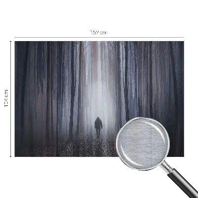 Papier peint photographique sur tissu non tissé Le silence de la forêt
