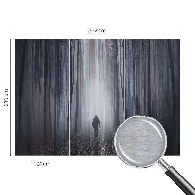 Papier peint photographique sur tissu non tissé Le silence de la forêt