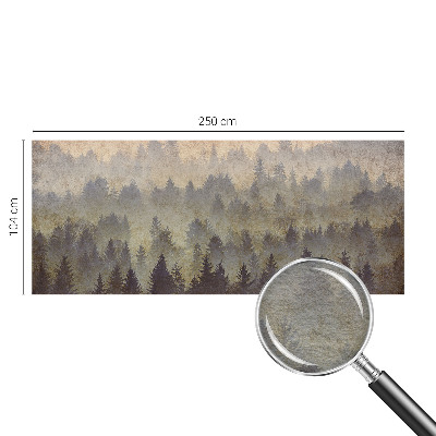 Papier peint panoramique facile à poser Lesná hmla