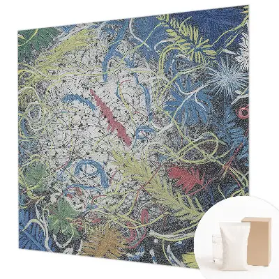 Papier peint intissé imprimé Tourbillons végétaux
