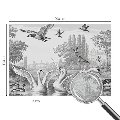 Papier peint photographique sur tissu non tissé Paysage classique