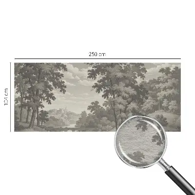 Papier peint intissé Château et pont