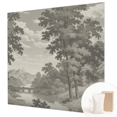 Papier peint intissé Château et pont