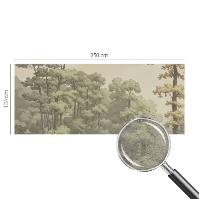Papier peint photo grand format pour le mur idylle forestière