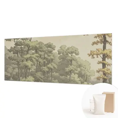 Papier peint photo grand format pour le mur idylle forestière