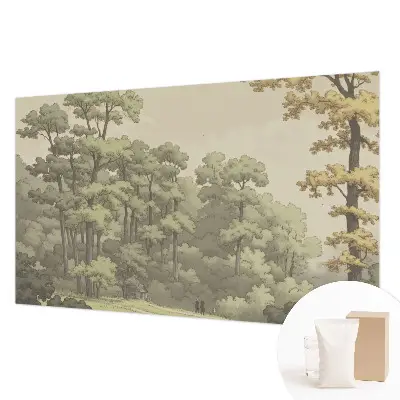 Papier peint photo grand format pour le mur idylle forestière