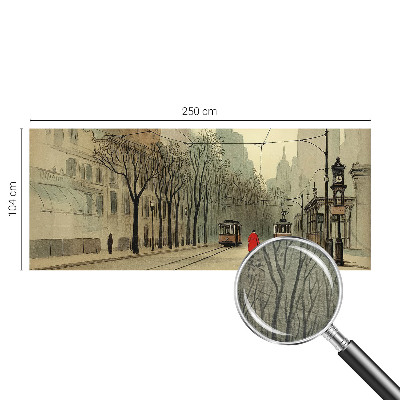 Poster mural panoramique Mestská symetria