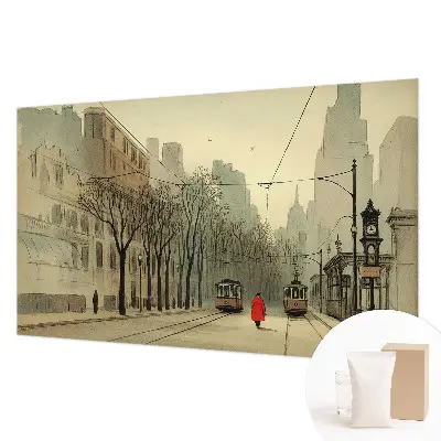 Papier peint photographique intissé symétrie urbaine