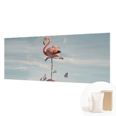 Décoration murale panoramique intissé Elegantný plameniak