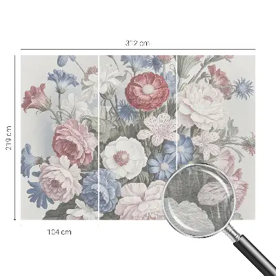 Papier peint intissé Bouquet coloré