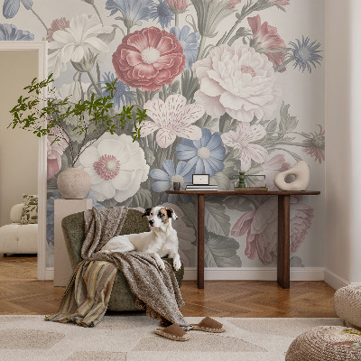 Papier peint panoramique intissé Farebná kytica