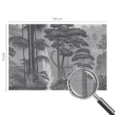 Papier peint photo grand format pour le mur jungle tropicale