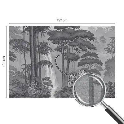 Papier peint photo grand format pour le mur jungle tropicale
