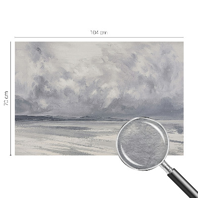 Papier peint panoramique sur mesure Búrka na obzore