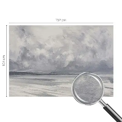 Papier peint photo sur tissu non tissé Une tempête à l'horizon