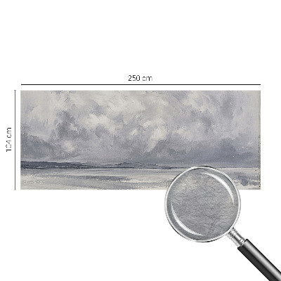 Papier peint panoramique sur mesure avec le motif « Búrka na obzore »