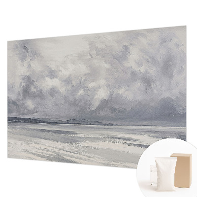 Papier peint panoramique sur mesure avec le motif « Búrka na obzore »