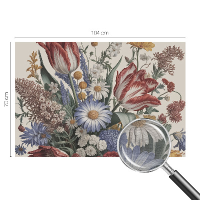 Papier peint panoramique chambre Kytica kvetov