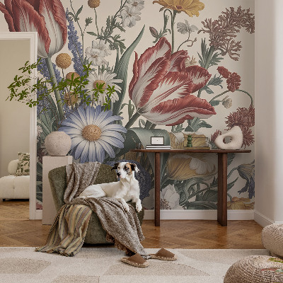 Papier peint panoramique chambre Kytica kvetov