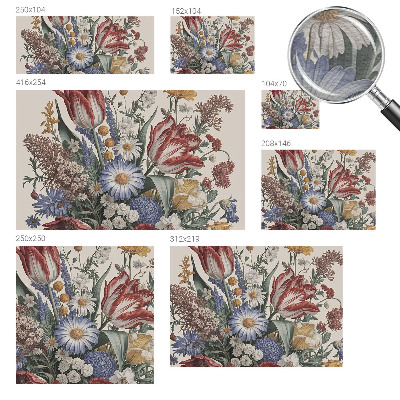 Papier peint panoramique chambre Kytica kvetov