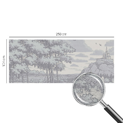 Papier peint panoramique enfant Rozprávková krajina