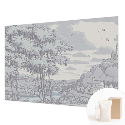 Papier peint panoramique enfant Rozprávková krajina