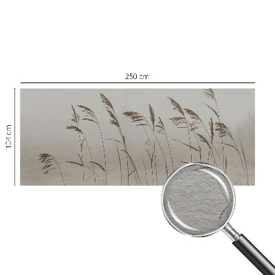 Papier peint panoramique chambre adulte Trávy v hmle