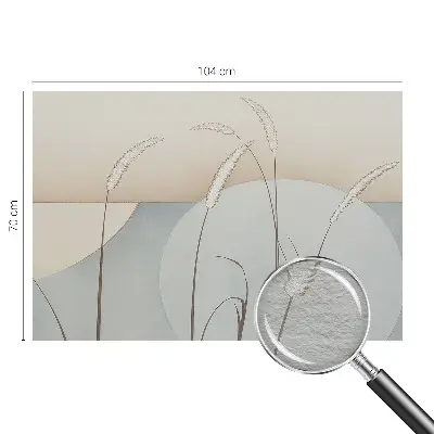 Papier peint photo sur tissu non tissé Herbes douces
