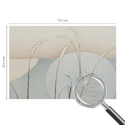 Papier peint photo sur tissu non tissé Herbes douces