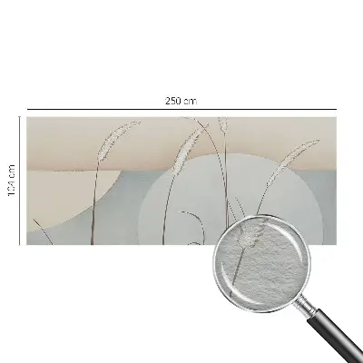 Papier peint photo sur tissu non tissé Herbes douces