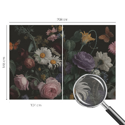 Papier peint panoramique facile à poser Kvetinová elegancia