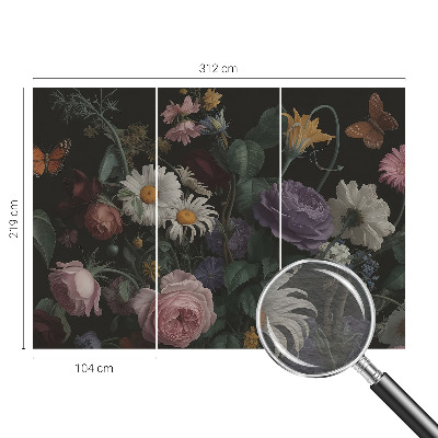 Papier peint panoramique facile à poser Kvetinová elegancia