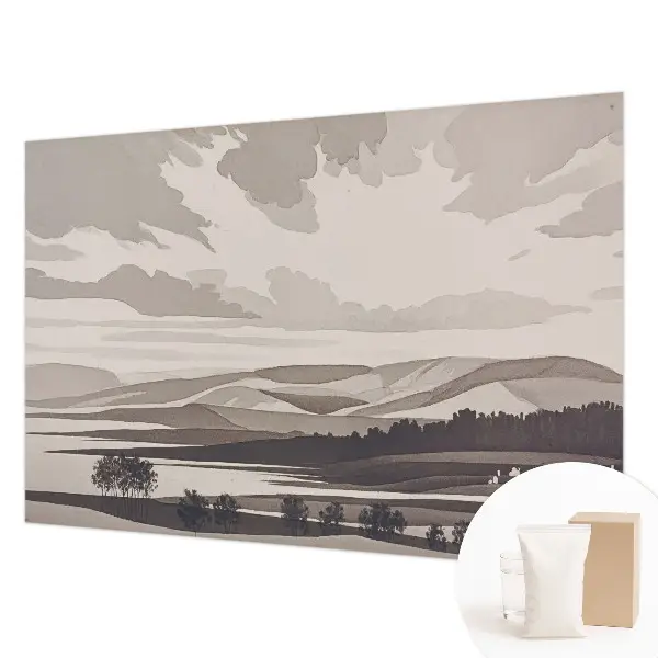 Papier peint intissé imprimé Un paysage paisible