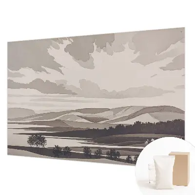 Papier peint intissé imprimé Un paysage paisible