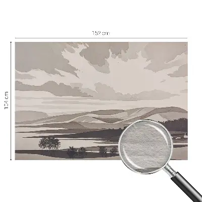 Papier peint intissé imprimé Un paysage paisible
