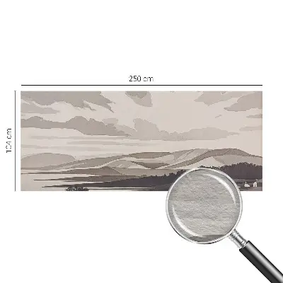 Papier peint intissé imprimé Un paysage paisible