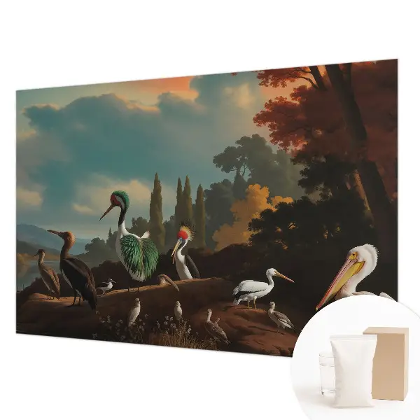 Papier peint photographique intissé Oiseaux pittoresques