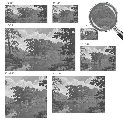 Papier peint panoramique intissé moderne Prírodná krajina