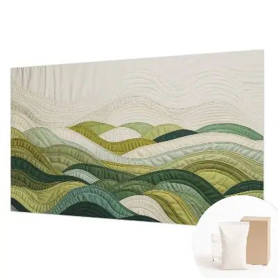 Papier peint intissé Collines de tissu