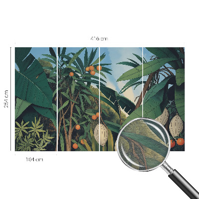 Papier peint salon moderne Tropická džungľa