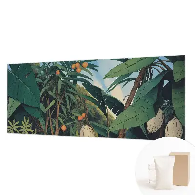 Papier peint intissé imprimé jungle tropicale