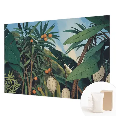 Papier peint intissé imprimé jungle tropicale