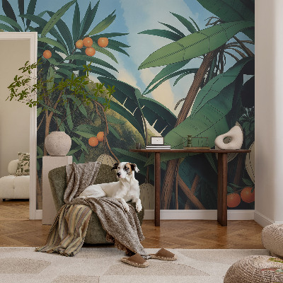 Papier peint salon moderne Tropická džungľa