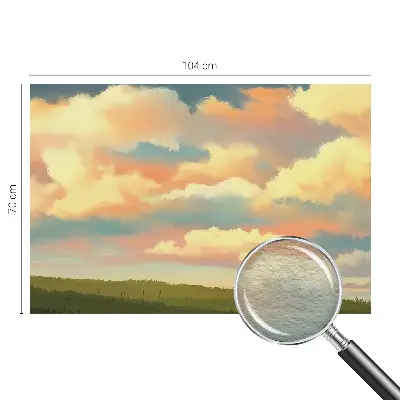 Papier peint intissé imprimé nuages ​​du ciel