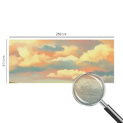 Papier peint intissé imprimé nuages ​​du ciel